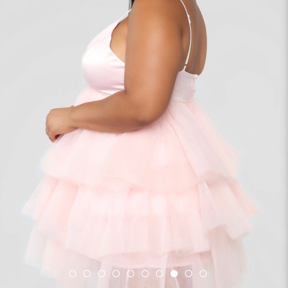 she bad ruffle dress white